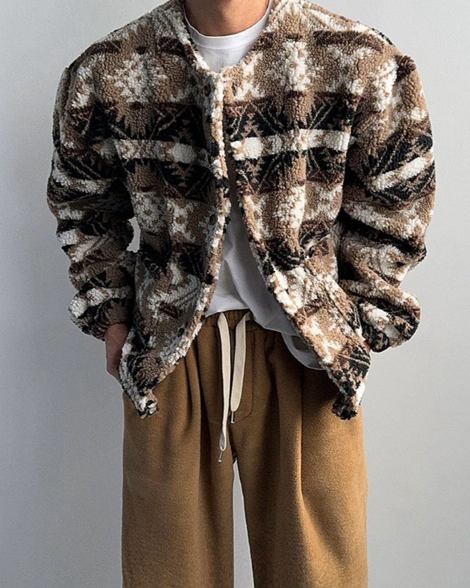 Fortune 北歐羊毛開襟衫外套