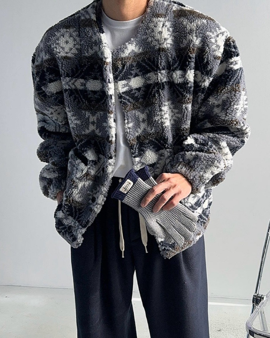 Fortune 北歐羊毛開襟衫外套