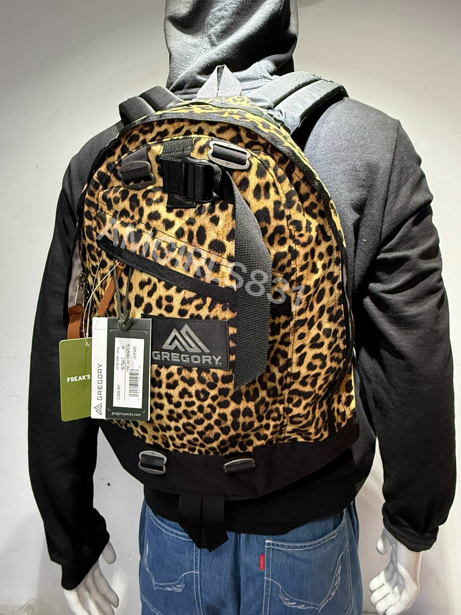 【美品】GREGORY FINEDAY バックパック リュック　レオパード ファインデイ FINE DAY V2 ミリタリーレオパード（バックパック
