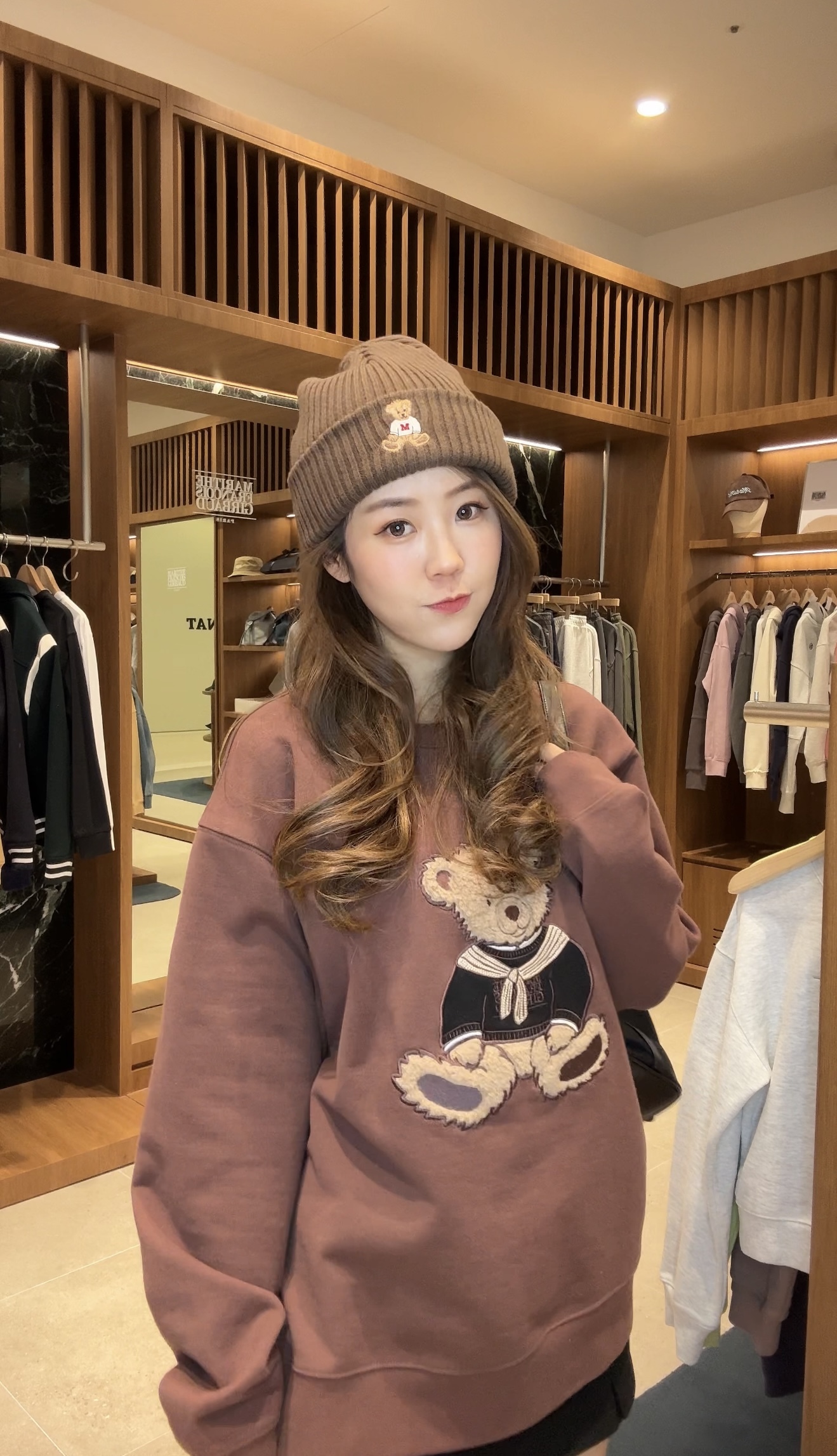 【現貨】【MFG】BOUCLE DOODLE BEAR SWEATSHIRT (black/brown/grey)