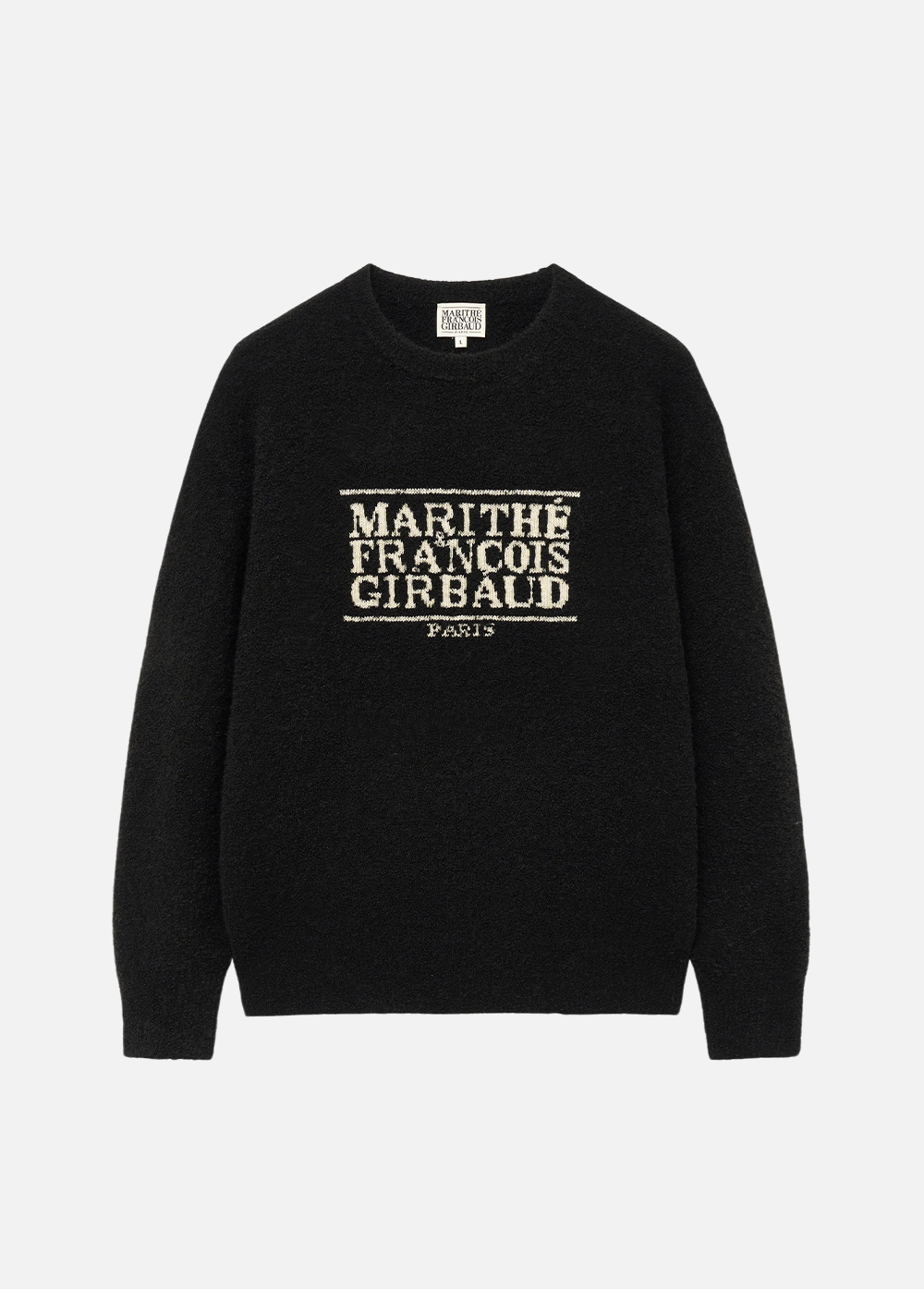 【現貨】【MFG】BOUCLE CLASSIC LOGO SWEATER (dark pink/ light gray/ black)