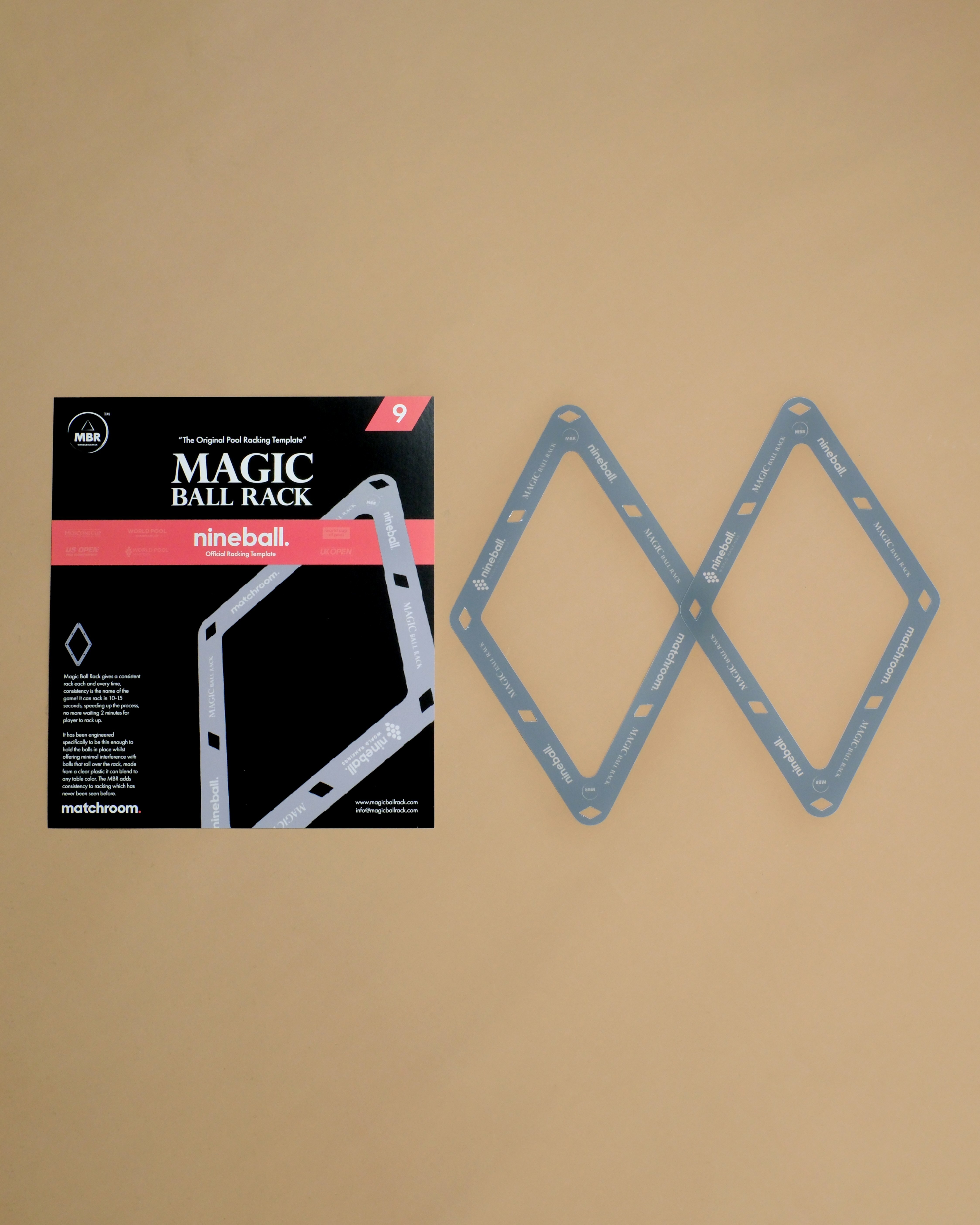 MBR Matchroom 9-Ball Rack (2 Pack)