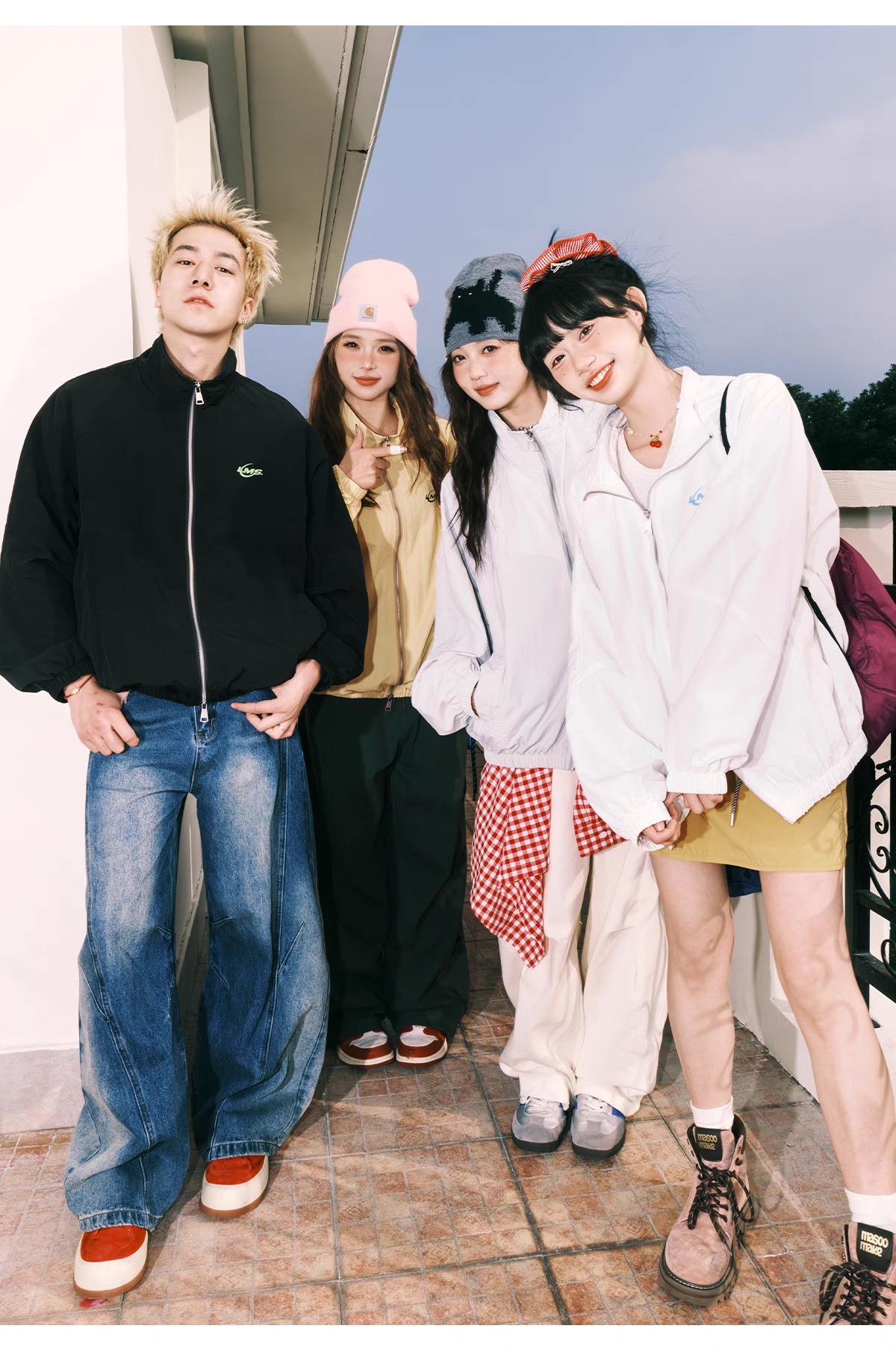 LEMANISM 美式 復古 立領 拉鍊外套