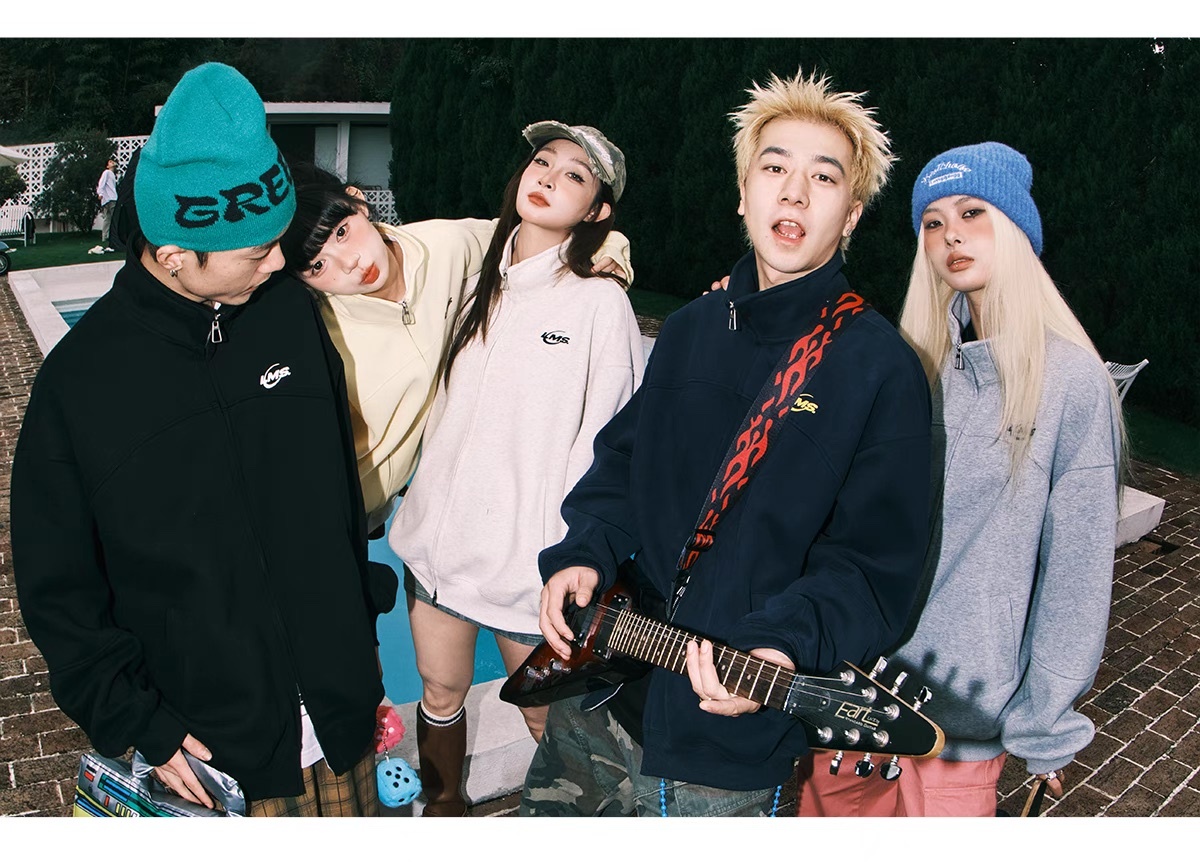 LEMANISM 美式 復古 立領 電繡LOGO 拉鍊夾克