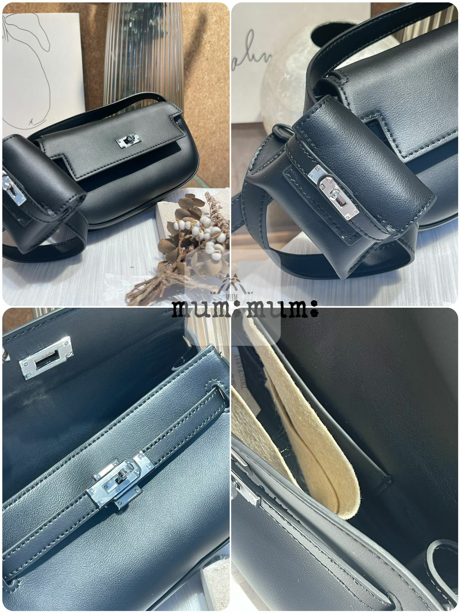 Ac478/牛皮小小手機袋只限直播下單有折扣三件包郵寄出LIVE限額送出MFG