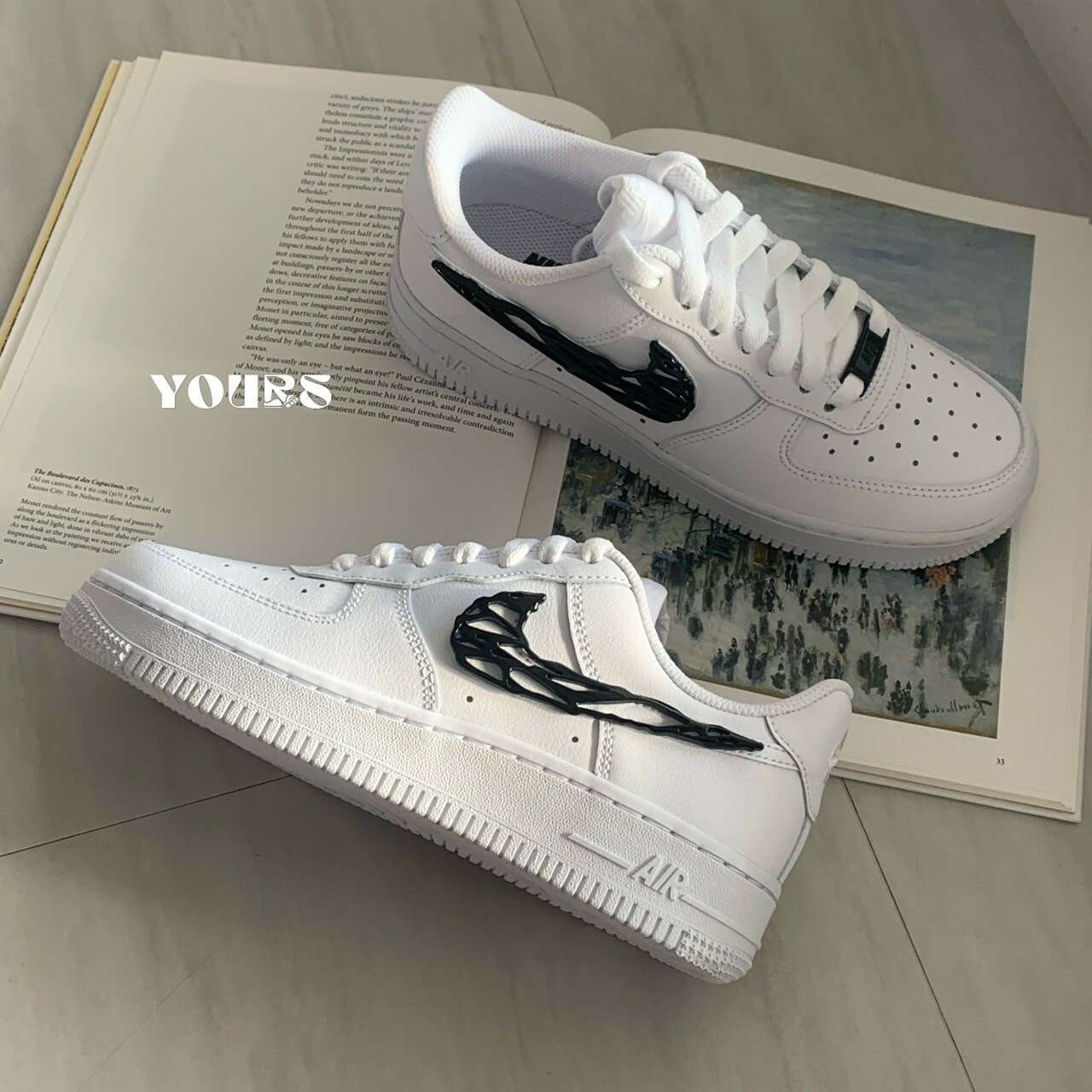 Nike Air Force 1 液態金屬黑  ( IF1686-101)