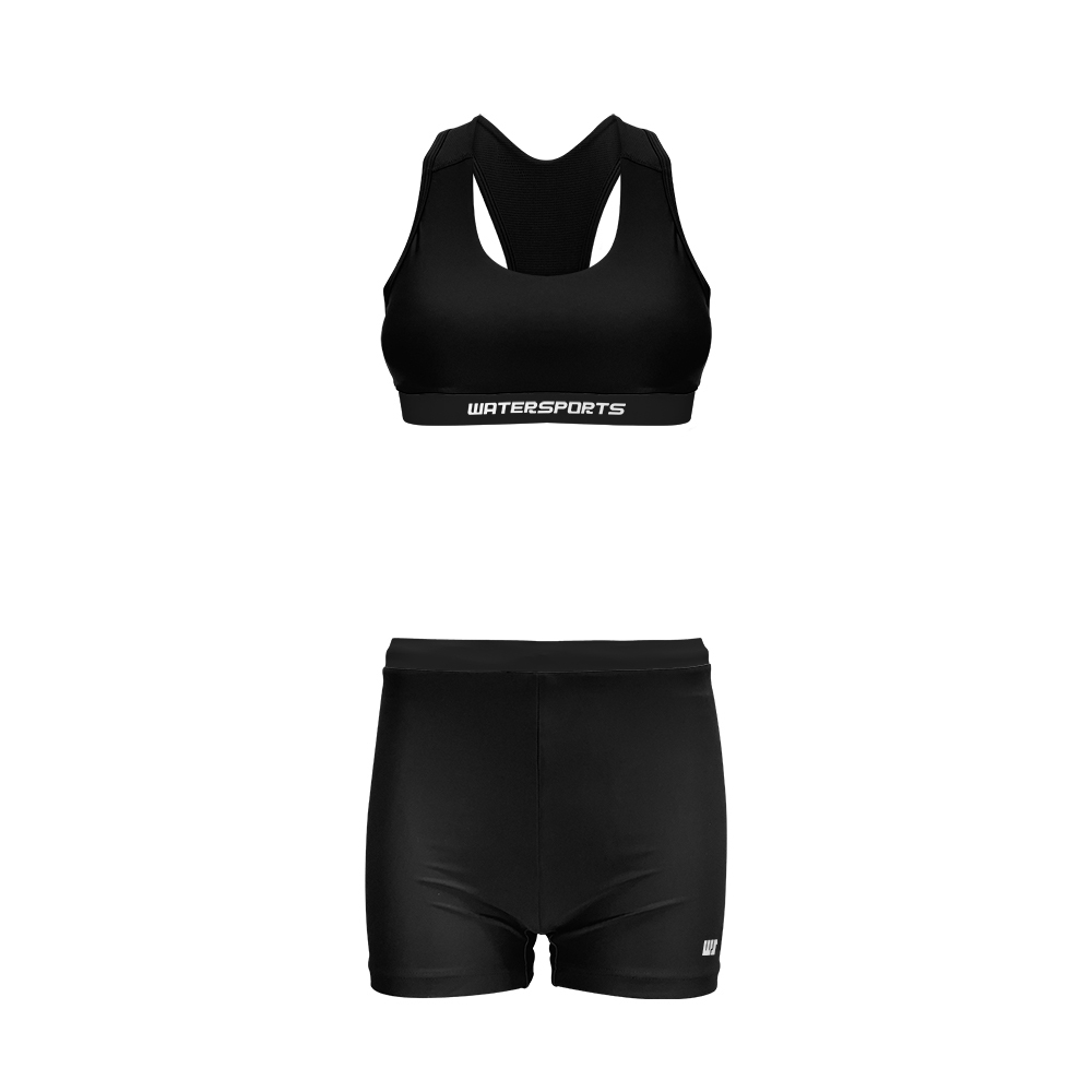 Sea Dive 游泳 Bra Top 套裝 - 黑