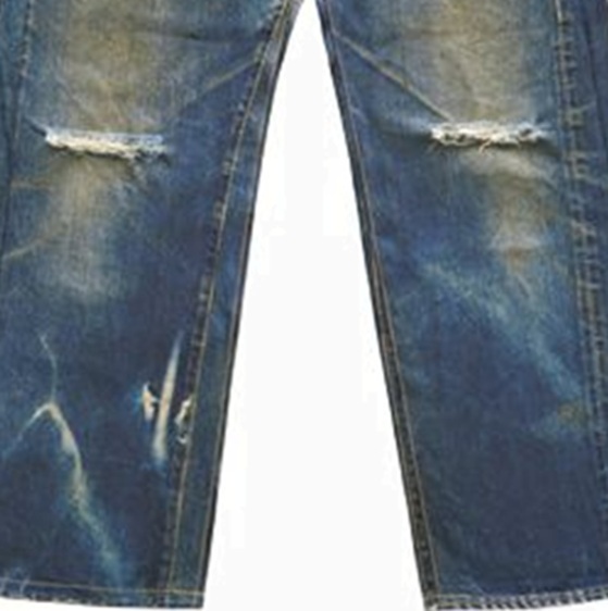 ON SALE:  JUNYA WATANABE MAN eYe COTTON TWILL PRINT LEVI'S W NAME BER BER KIN JEANS - PRE ORDER ITEM (預訂中)