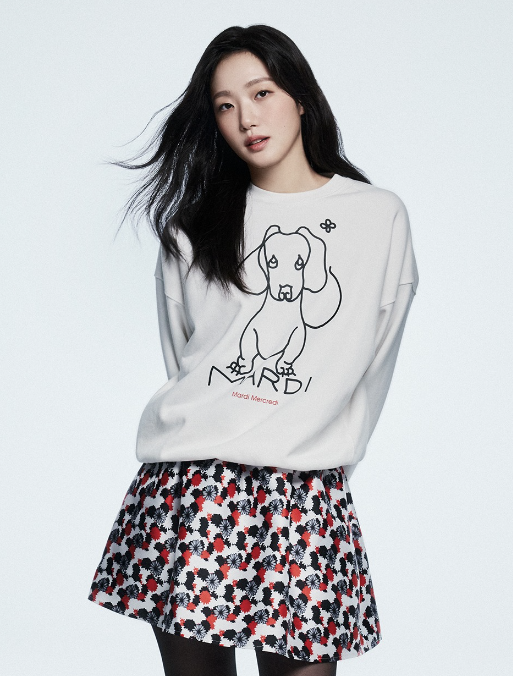 Mardi SWEATSHIRT DDANJI CH.02_WHITE BLACK