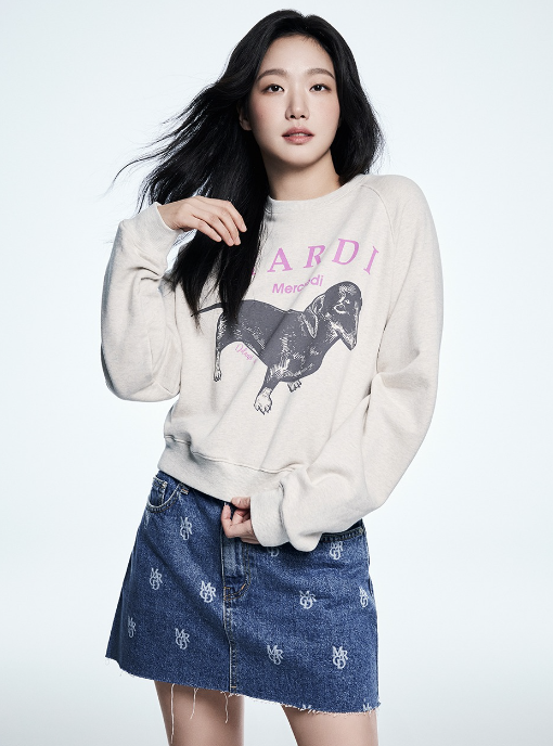 Mardi SWEATSHIRT RAGLAN DDANJI_OATMEAL PINK