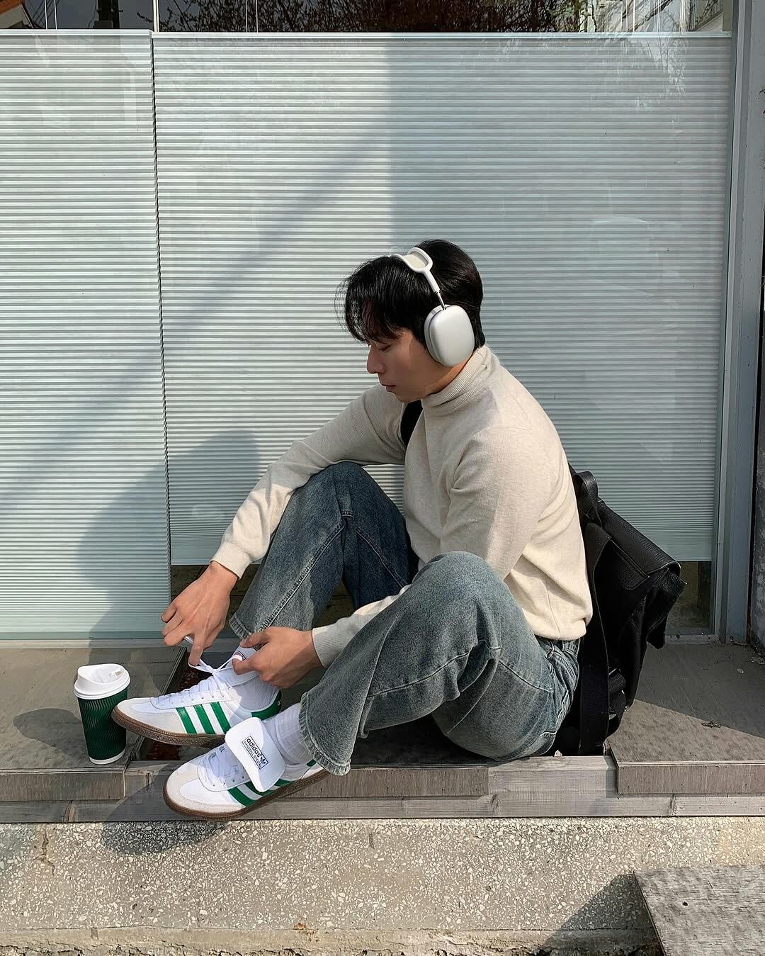 Adidas Handball Spezial 翻蓋 大鞋舌 標籤鞋舌 白綠 橡膠底 男女鞋 IH0368