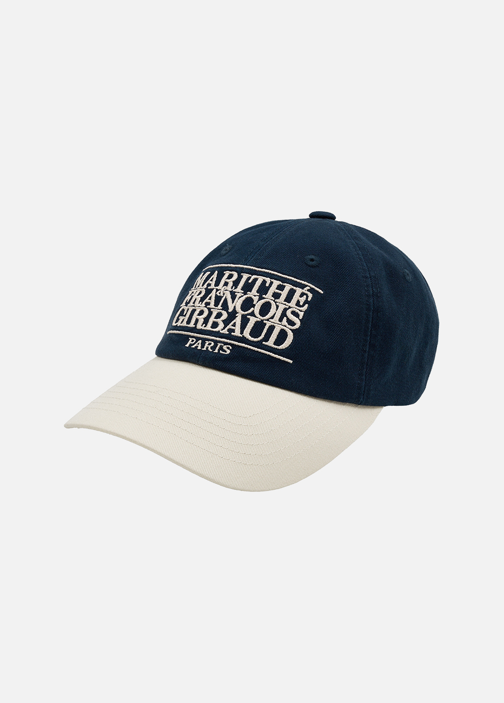 【MFG】CLASSIC LOGO 6PANEL COLOR BLOCK CAP (ivory)