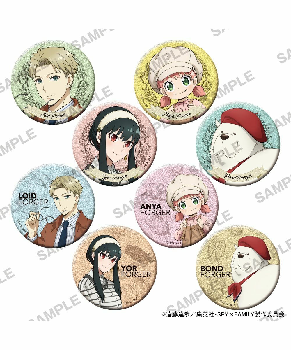 預購-SPY×FAMILY 間諜家家酒 閃亮亮徽章收藏組 French StyleVer. BOX販售【日本進口精品】