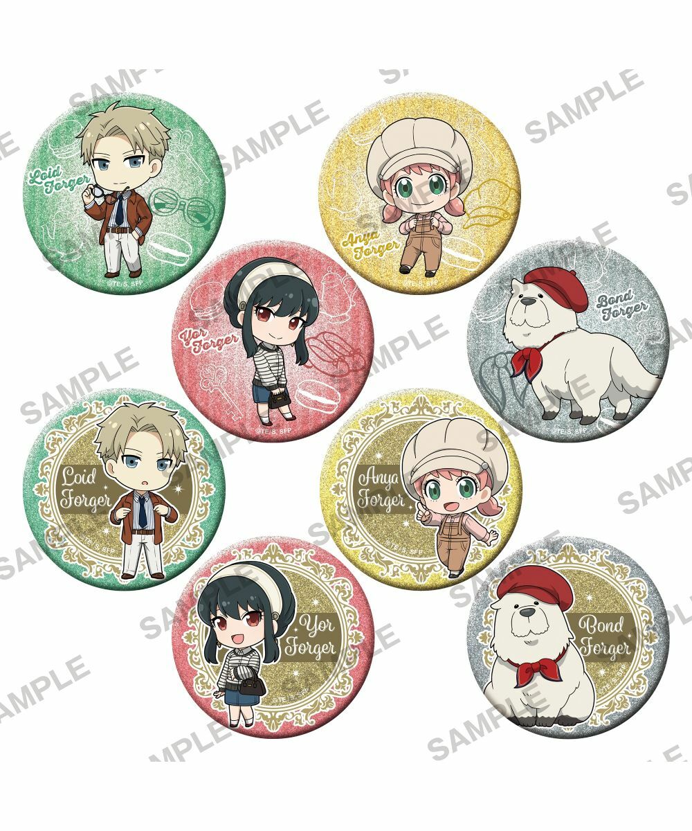 預購-SPY×FAMILY 間諜家家酒 閃亮亮徽章收藏組 French Style（mini）Ver. BOX販售【日本進口精品】