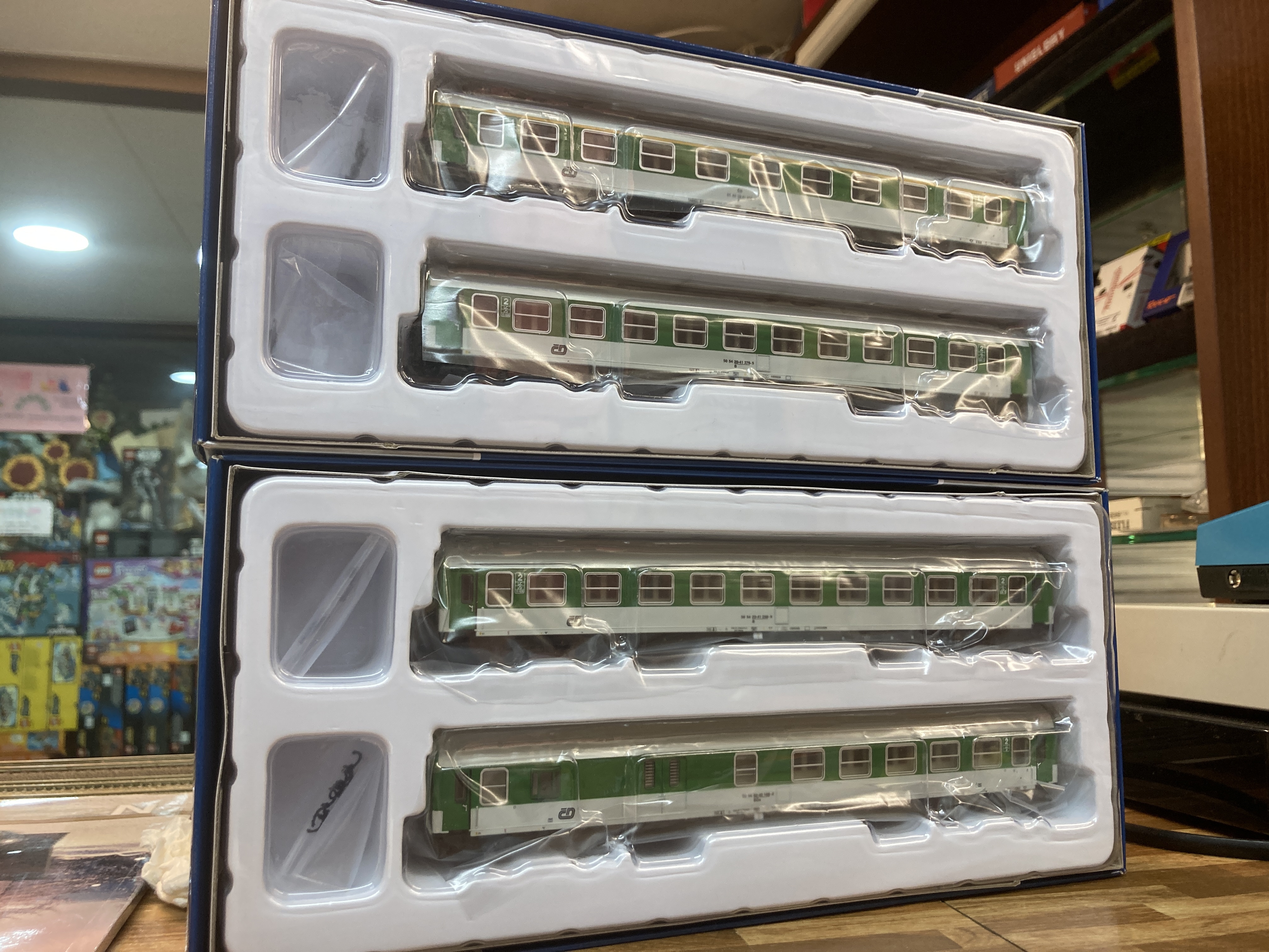 ROCO TT SCALE  6280010 & 6280011 2-piece set 1 & set B Passenger coaches, CD