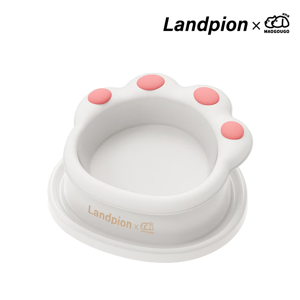 【Maogougo 貓狗購】可愛爆表! 矽膠寵物【喵喵掌碗】3入組