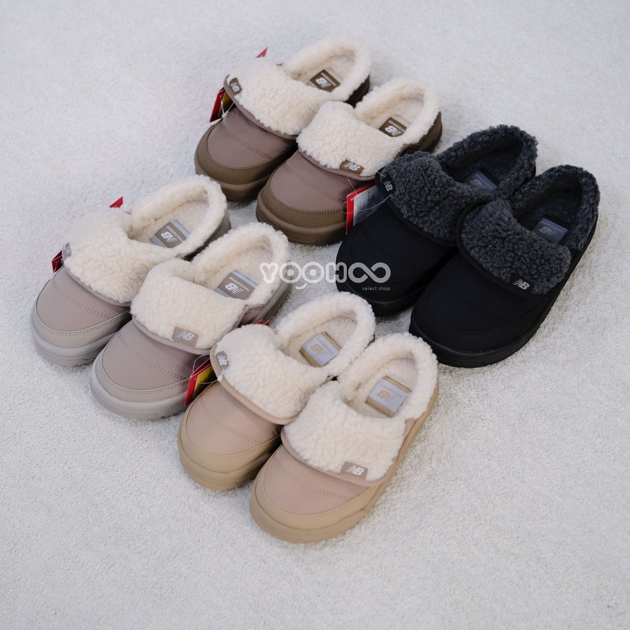 現貨+預購┃韓國限定 new balance PUFLEE v2 毛毛 穆勒鞋 懶人鞋