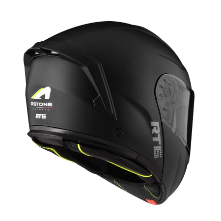 ASTONE RT6 平黑 素色 內墨片 全罩式帽款 可掀式