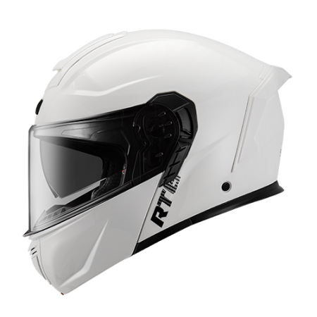 ASTONE RT6 亮光白 素色 內墨片 全罩式帽款 可掀式