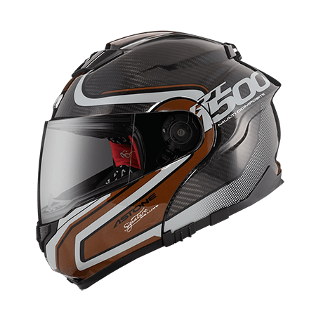 ASTONE RT1500 透碳 AI7 咖啡 彩繪 內墨片 全罩式帽款 可掀式