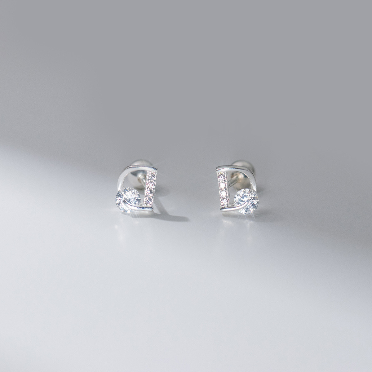 C29字母夾鑽純銀鎖針