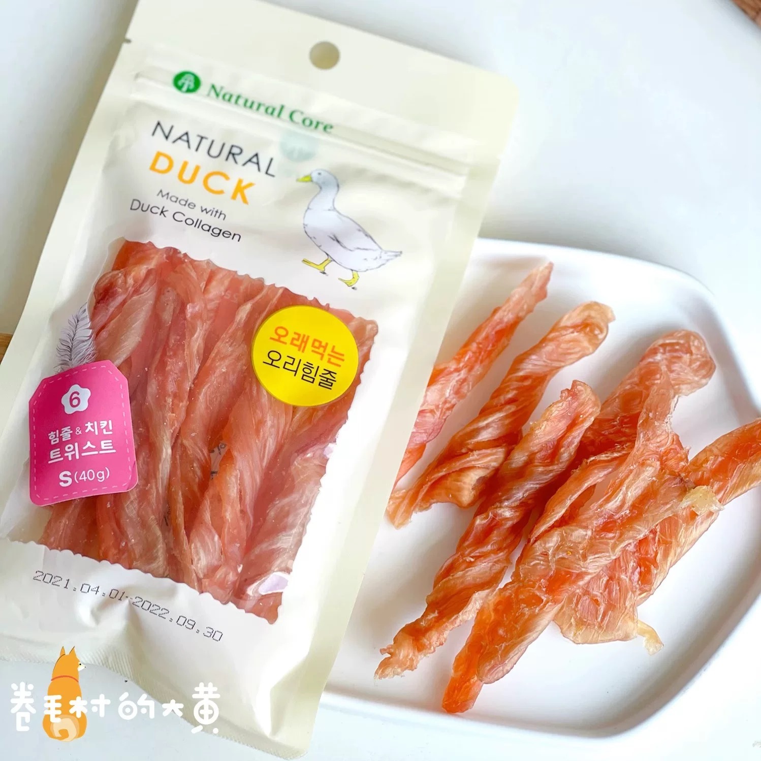 NATURAL CORE天然核心 鸭筋缠鸭/鸡肉辩 40g