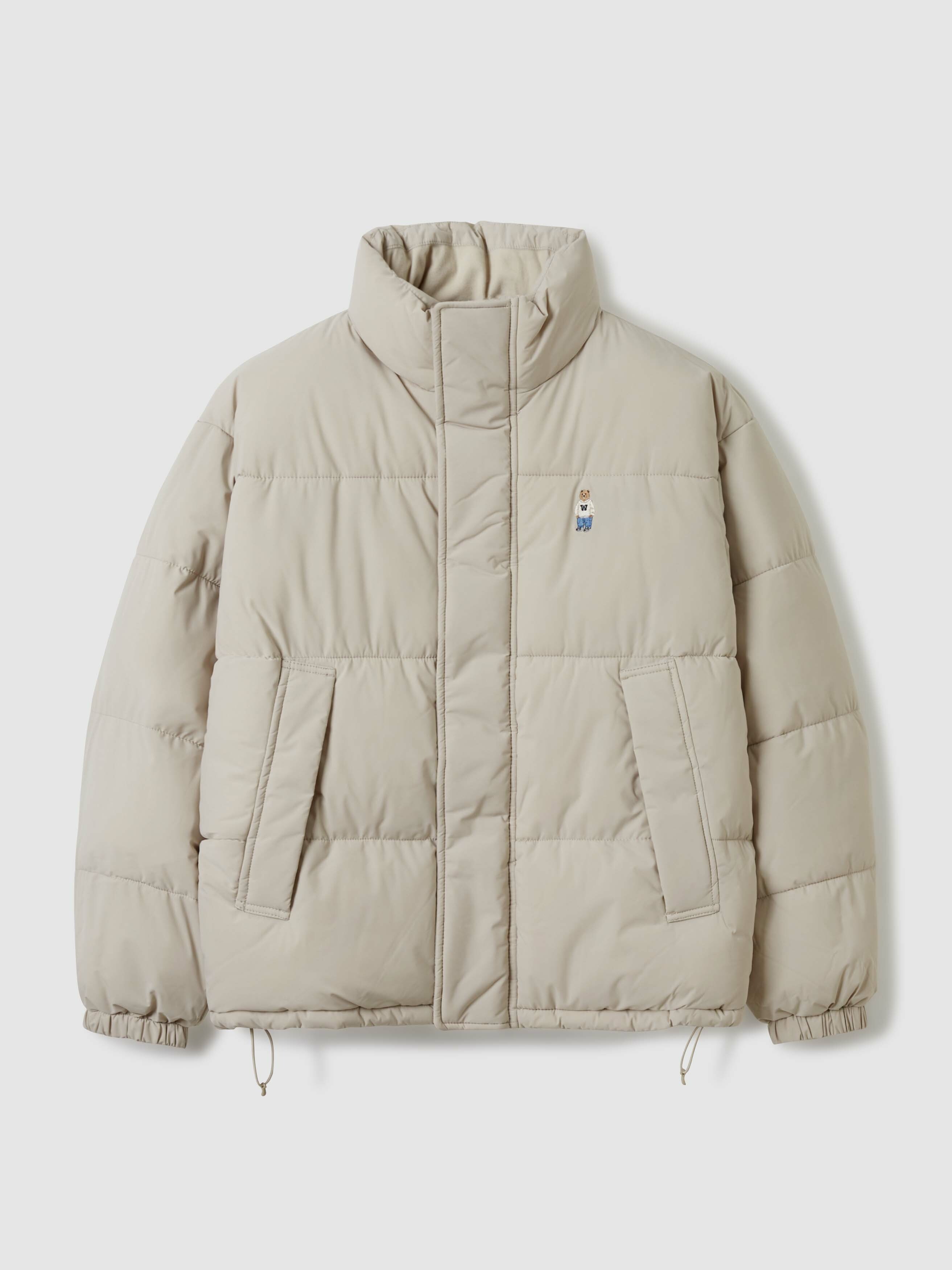 【現貨】【WHOAU】Steve Puffer Padding  (Gray/ Light beige/ Light blue) (S-XL)