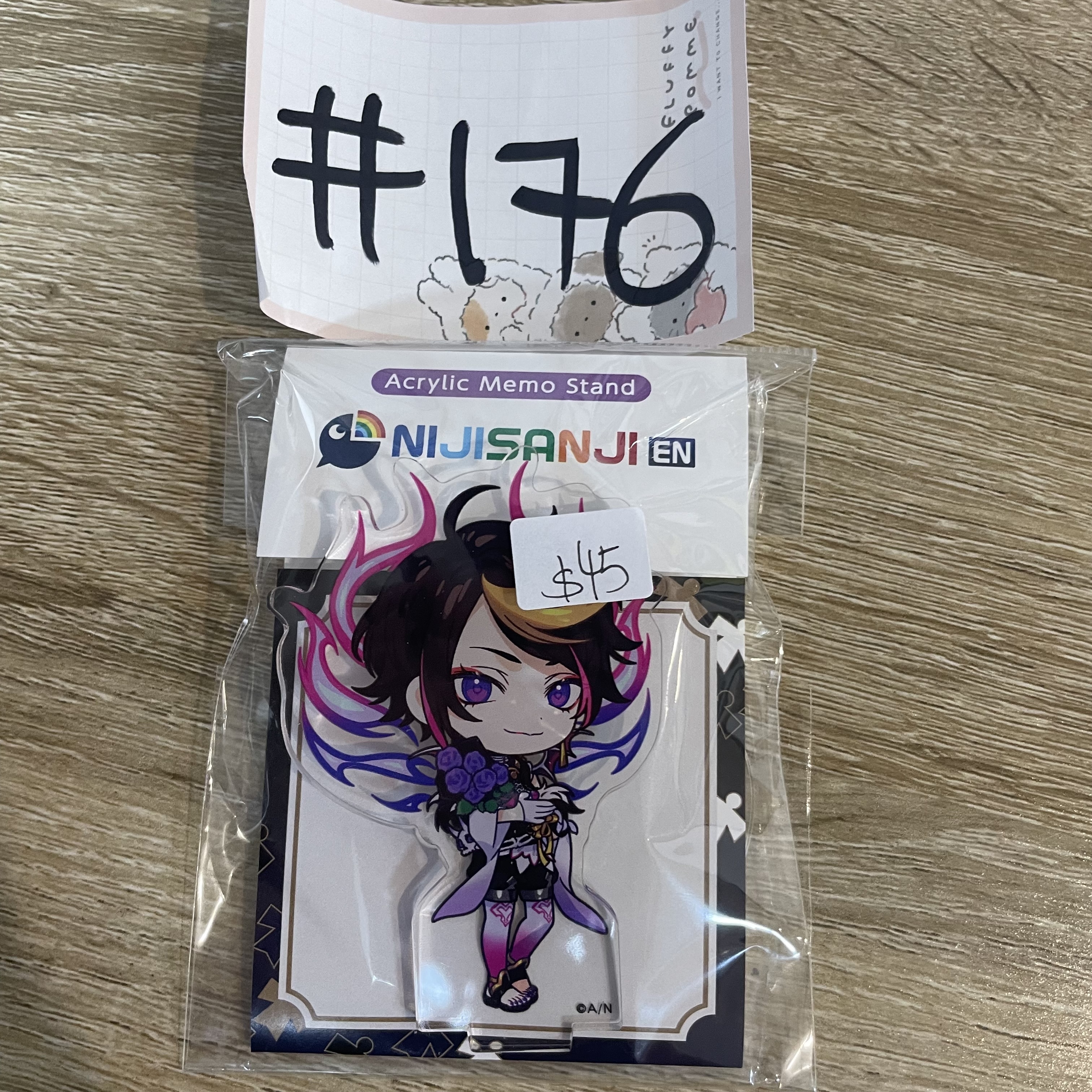 彩虹社 SHU 立牌 Memo 夾子#176