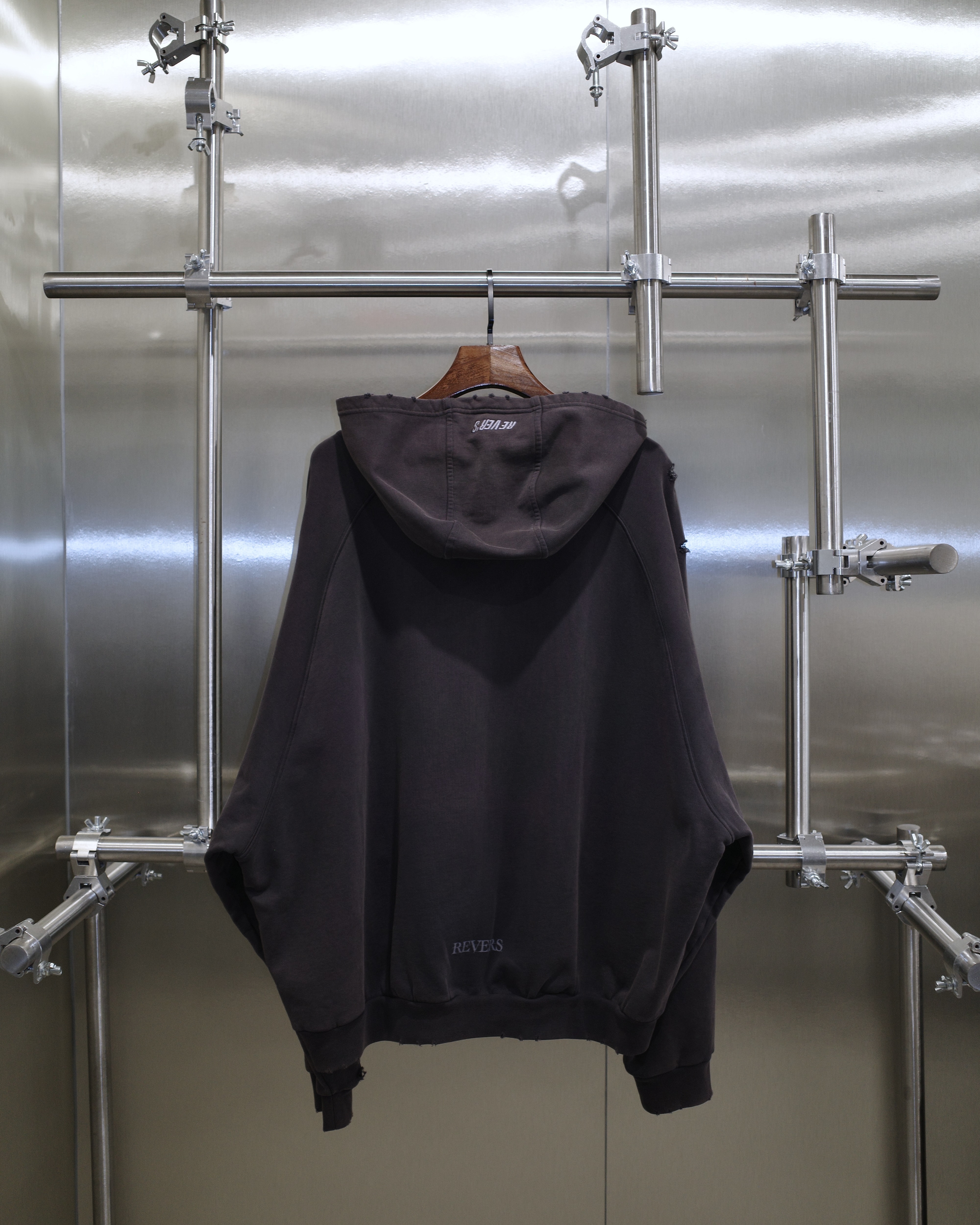 Handmade distressed hoodie