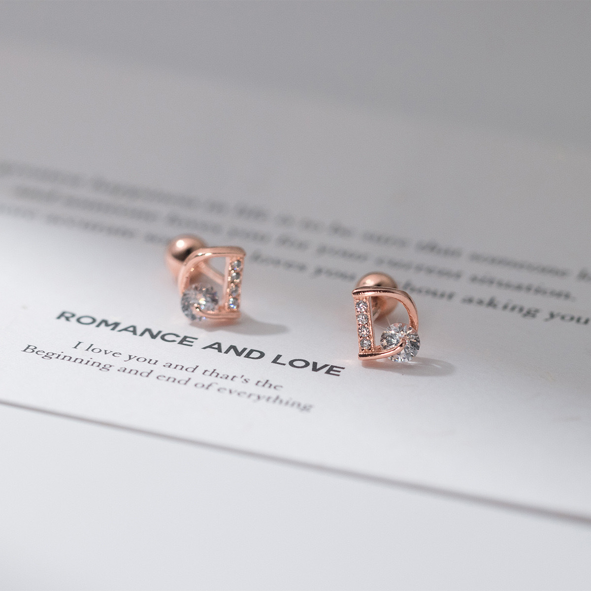 C29字母夾鑽純銀鎖針