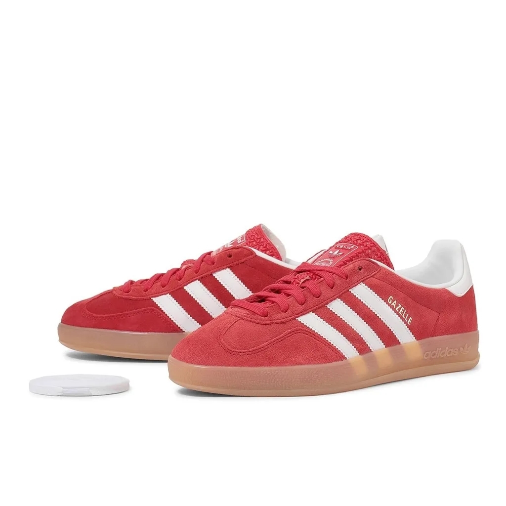 Adidas Originals Gazelle Indoor 太陽紅 正紅 紅色 麂皮 復古鞋 JI2063