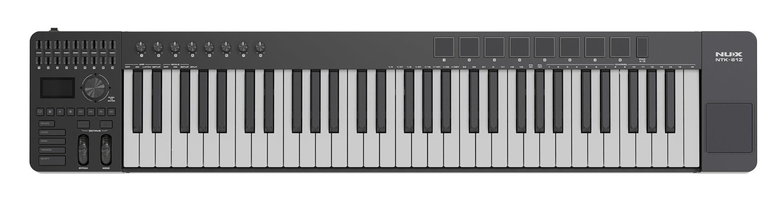 NUX NUX NTK-61 61鍵 MIDI 鍵盤控制器 — 三峽鍵盤 / 鋼琴｜YA! 玩音樂