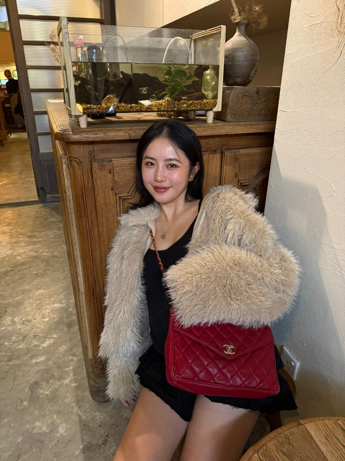 (訂購)  店主自留!保暖!軟軟毛毛拉鏈外套 JK0101 (杏/淺灰)