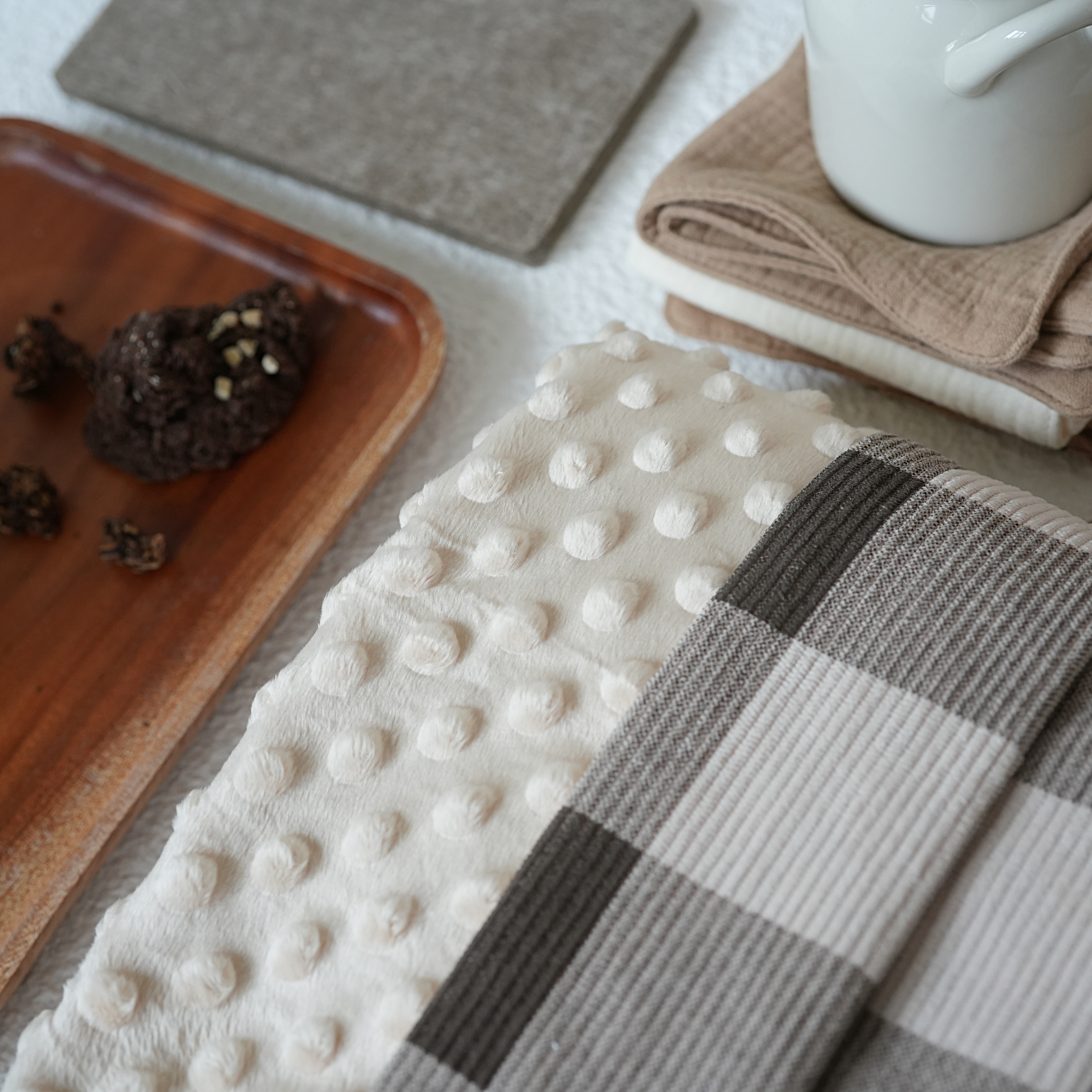 Hi Y.P store-舒眠毯-燈芯絨格紋