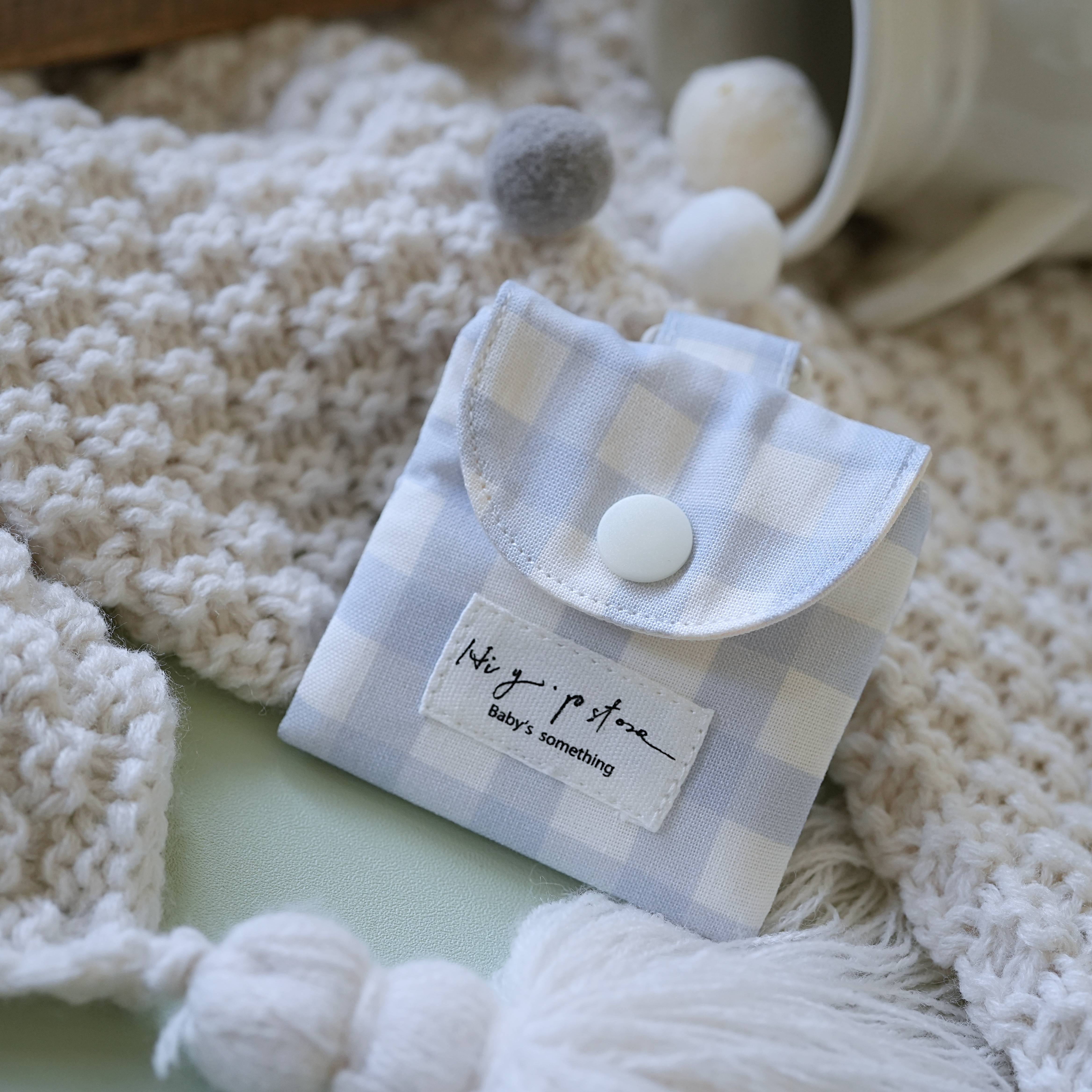 Hi Y.P store-平安符袋-獨家設計款-夕霧淡藍