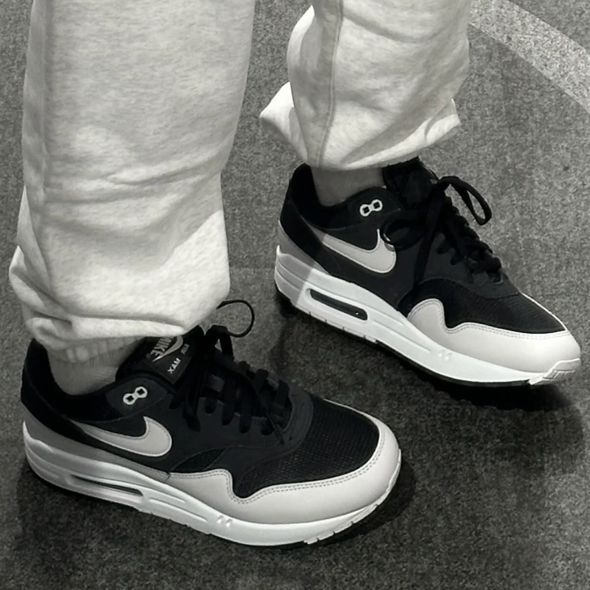 Nike Air Max 1 Off Noir BLACK WHITE 黑白 殺人鯨 氣墊 休閒鞋 FZ5808-007