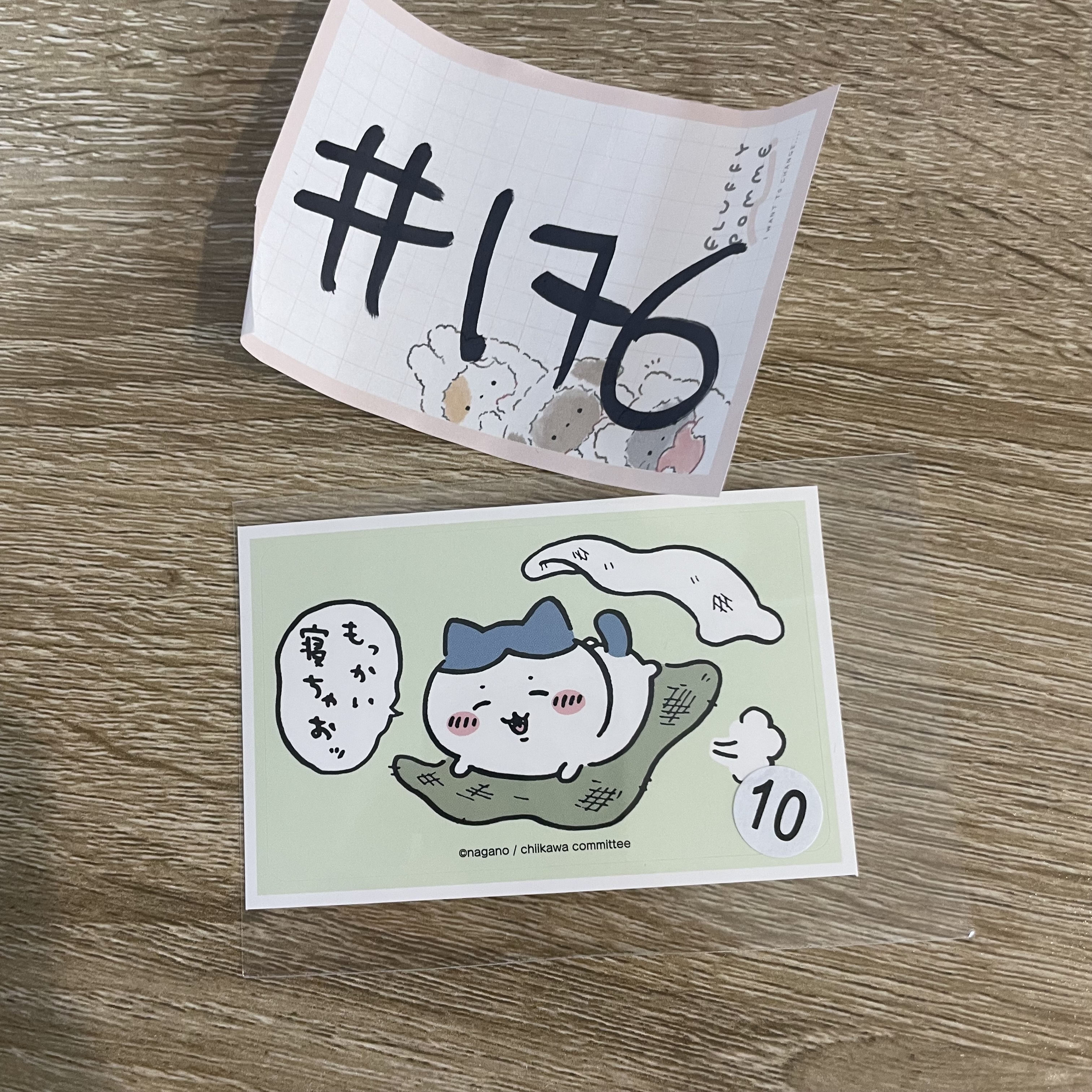 CHIIKAWA 八字貓   貼紙#176