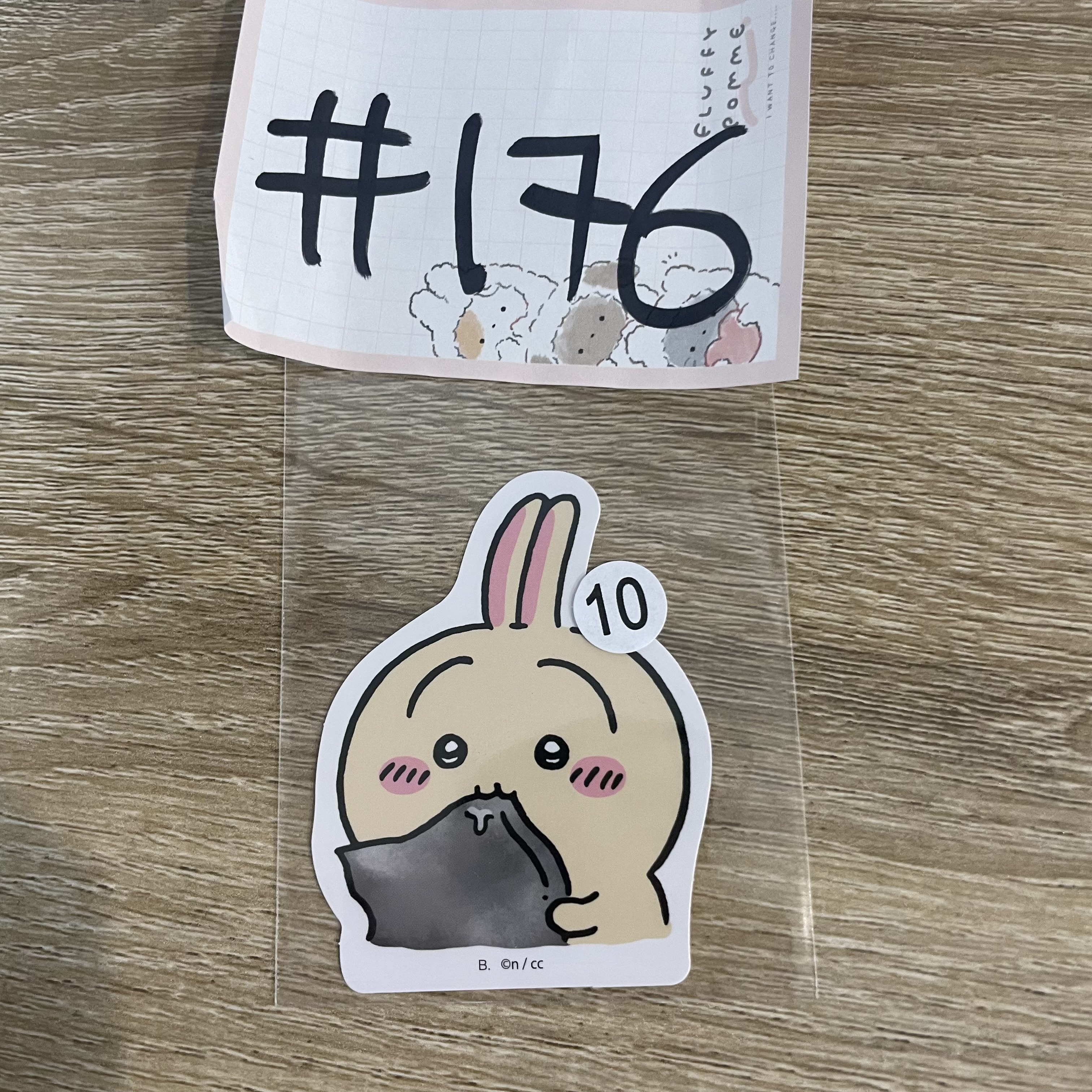CHIIKAWA  兔兔   貼紙#176