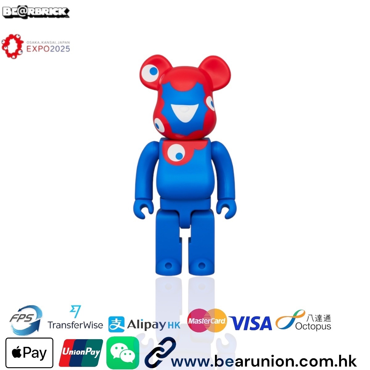 🎏預訂🎏Bearbrick 400% ミャクミャク2025大阪・関西万博