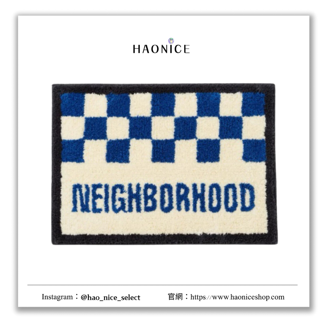 【HAO NICE 】日本潮流 Neighborhood GALLERY 1950 CHECKER RUG MAT 格紋式地毯 居家必備❤️