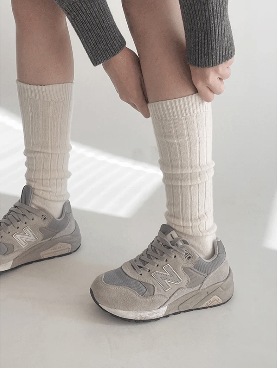 預訂｜SLOWAND #SOAN Cashmere Stretchy Socks (3 Color)