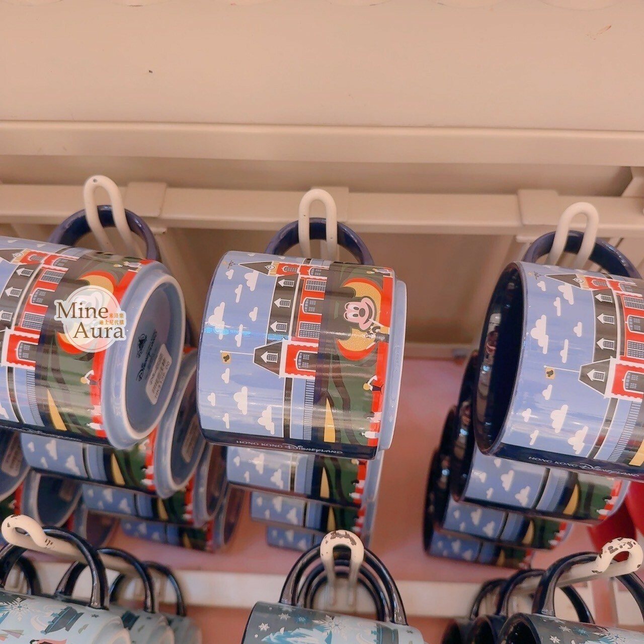 香港迪士尼樂園鐵路 園區 米奇 Mickey 花圃 圖案 陶瓷馬克杯 水杯 -香港迪士尼樂園