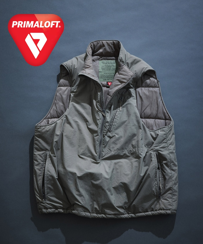 HIGH LOFT PULLOVER VEST PRIMALOFT