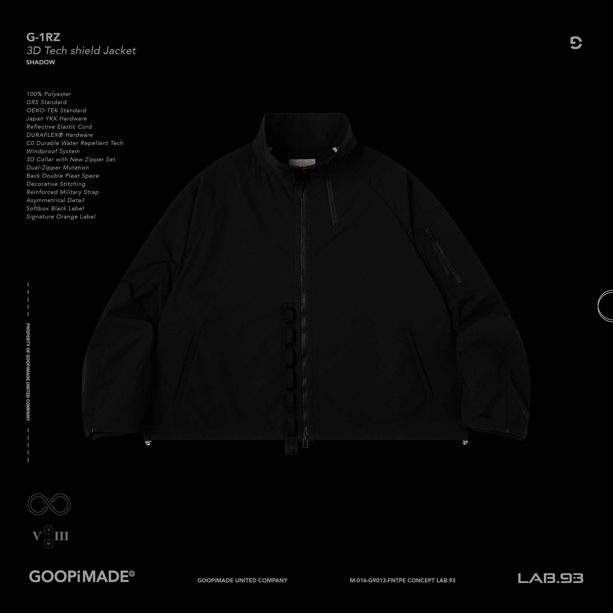 ジャケット・アウター GoopiMade M-1RZ 3D Tech shield Jacket original.jpg?1736130756