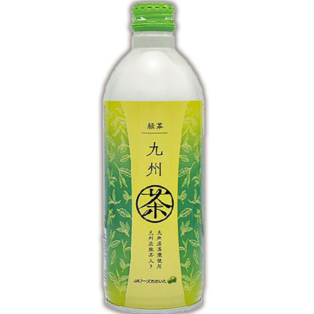 日本 JA 九州 綠茶 飲料 490ml 瓶裝