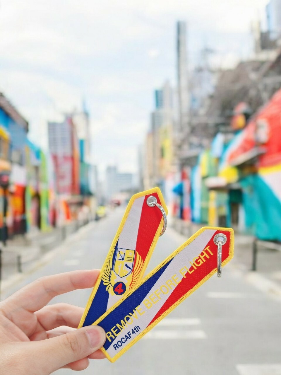 中華民國空軍ROCAF 4TH 飛行前拆除鑰匙圈