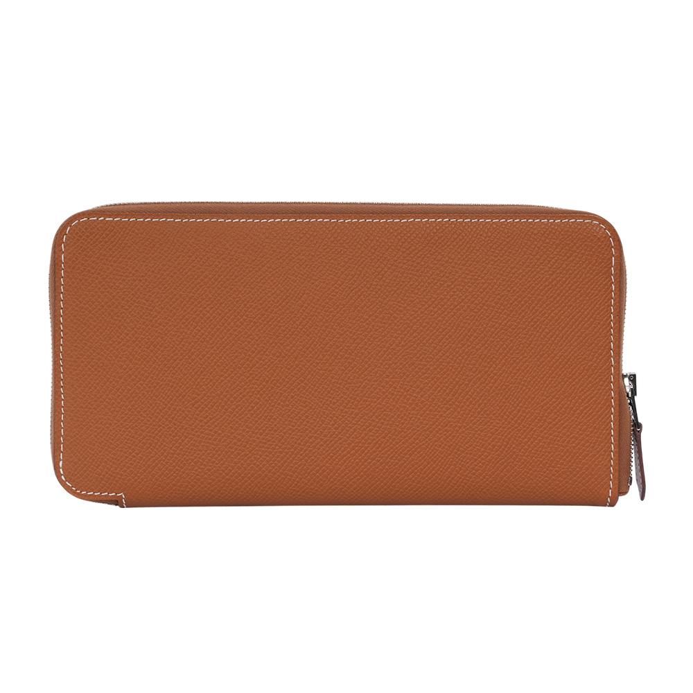 Epsom 皮革自由之城圖案絲巾ㄇ型長夾(金棕色) H084387CKAD