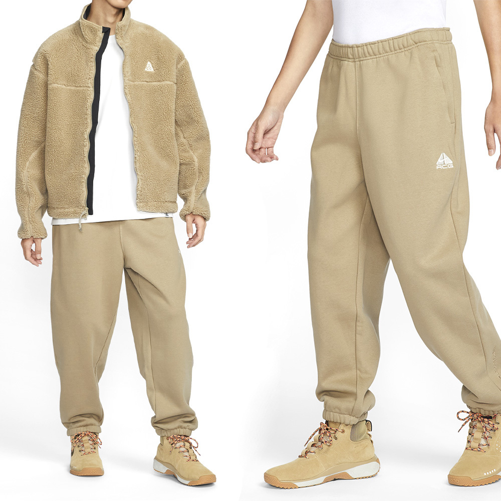 Nike ACG TF RPL TUF FLC LUNGS 男款 卡其色 運動 縮口 保暖 長褲 FV8651-247