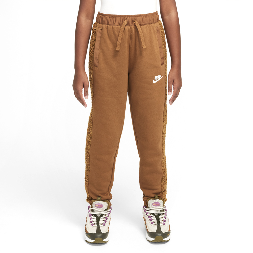 Nike Club Winterized GCEL 大童 童裝 咖啡色 運動 抽繩 口袋 長褲 HQ4884-281