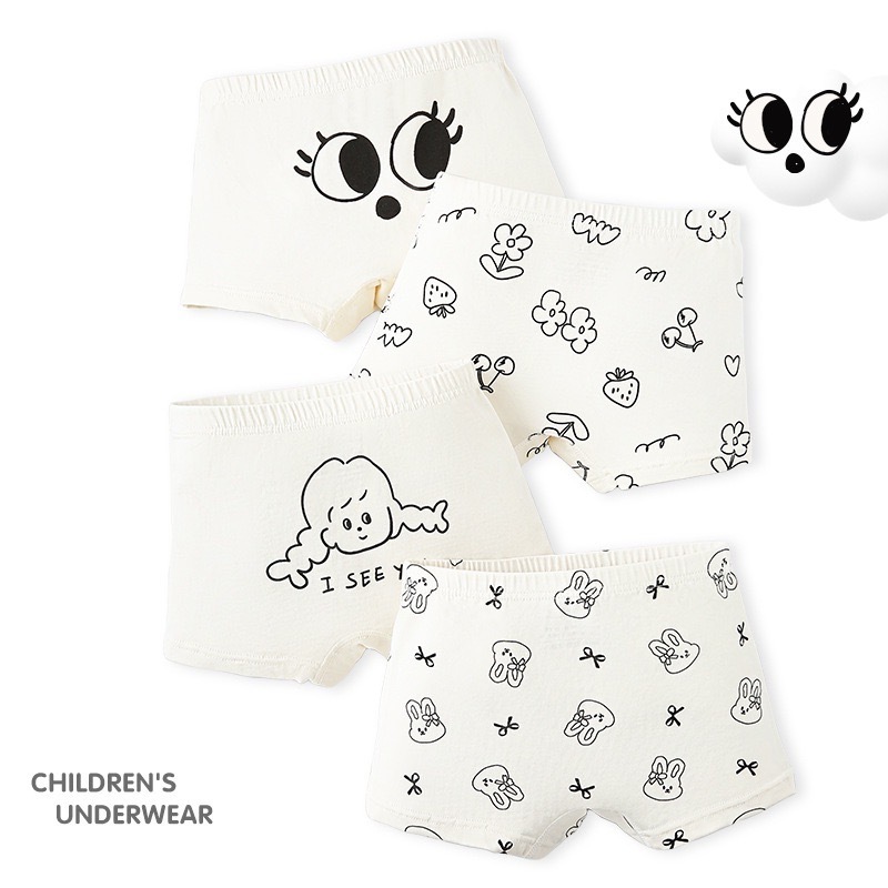 女孩的大眼女孩內褲